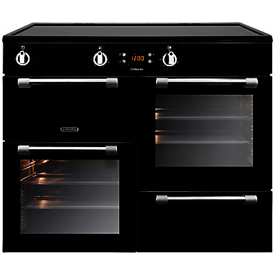 Leisure Cookmaster CK100D210K Freestanding Electric Range Cooker, Black